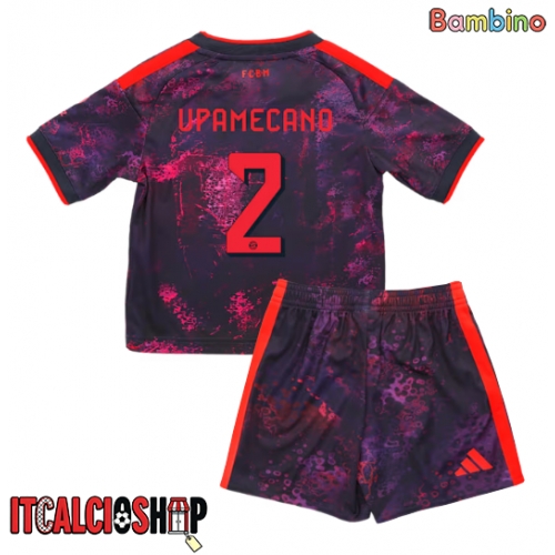 Bayern Munich Dayot Upamecano #2 Terza Maglia Bambino 2026-27 Manica Corta (+ Pantaloni corti)
